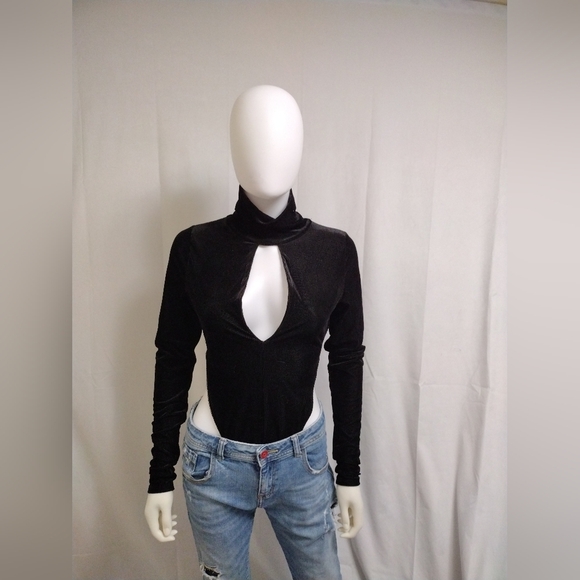 AFRM Black Long Sleeve Bodysuit - Picture 5 of 12